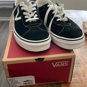 Vans Sport black suede size 7 men 8.5 women